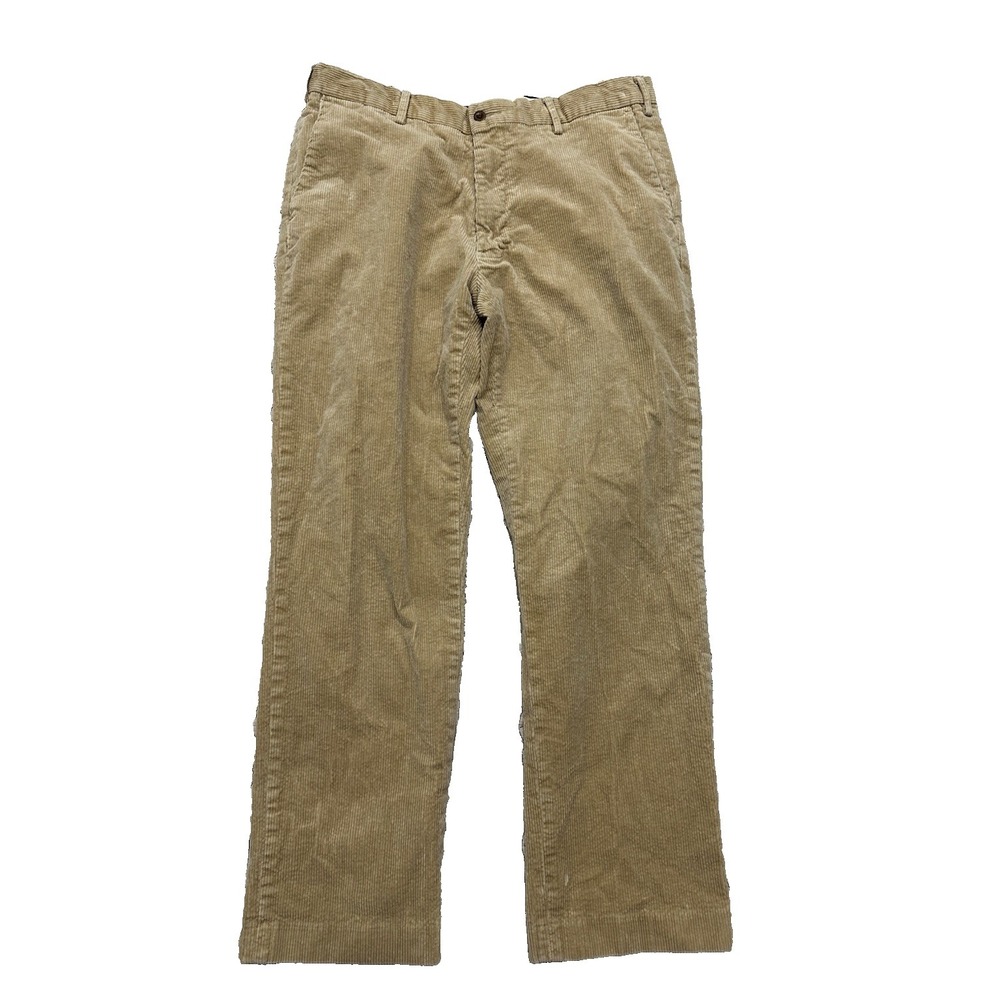 Polo Ralph Lauren Men's Corduroy Pants Preston Fit Beige Mens tag Size 36 X 32